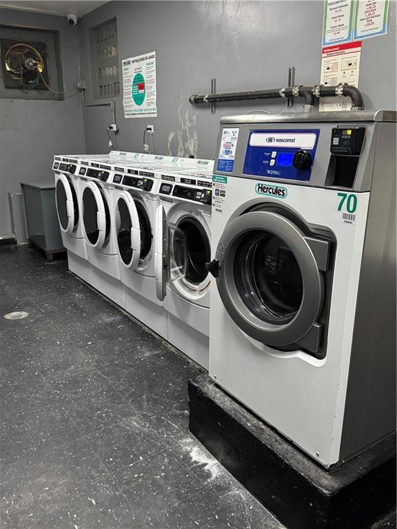 1165 East 54th Street, Unit 2Z Brooklyn, NY 11234 - Photo 13 of 14 a utility room with dryer and washer