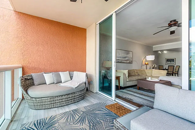 a view of a lake with boats