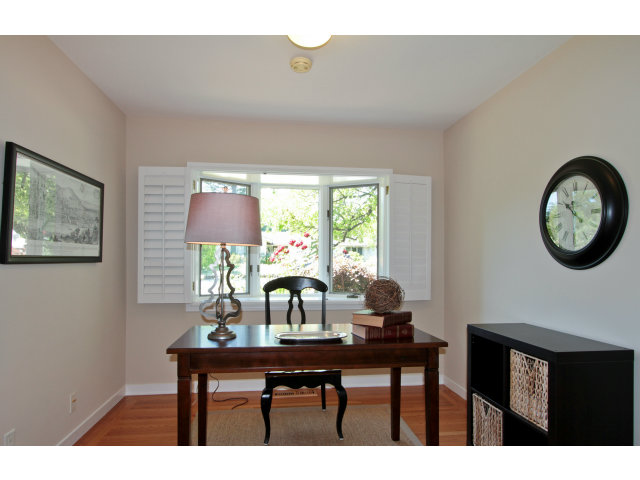 205 Galli Drive Los Altos, CA 94022 - Photo 15 of 20 a view of a dining room with furniture and a large window