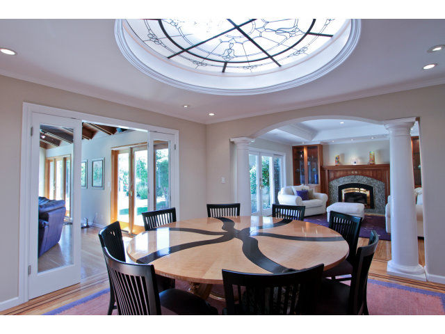 205 Galli Drive Los Altos, CA 94022 - Photo 4 of 20 a view of a dining room with furniture and wooden floor