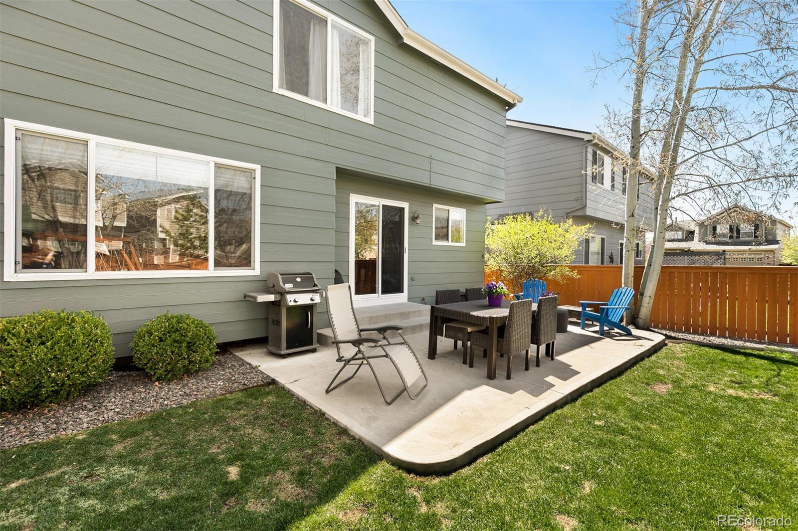 877 Timbervale Trail Highlands Ranch, CO 80129 - Photo 27 of 34 a view of a house with patio