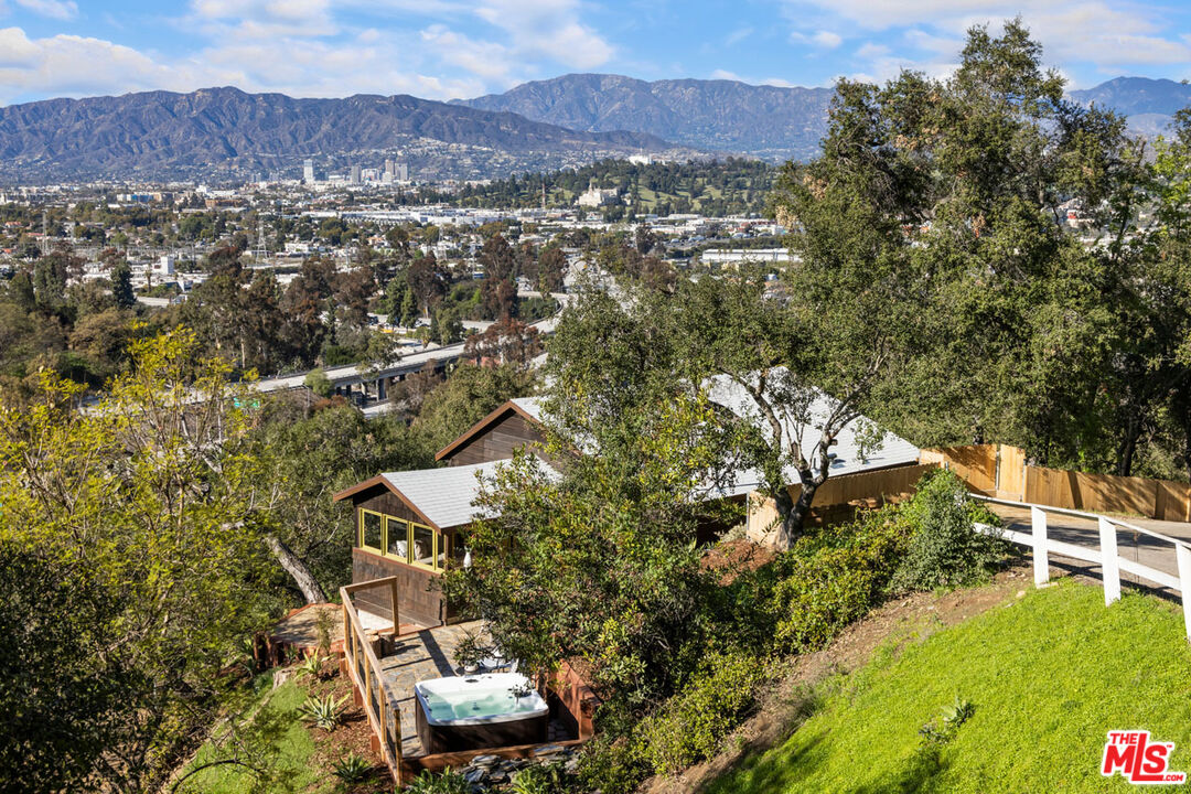 2006 El Moran Street Los Angeles, CA 90039 - Photo 2 of 35 an aerial view of residential houses with outdoor space and trees