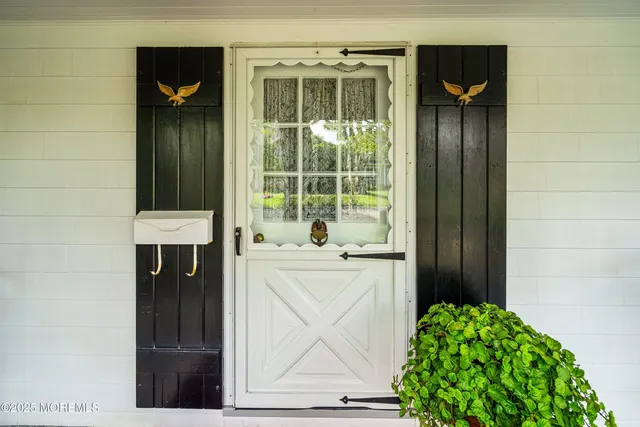 a view of front door