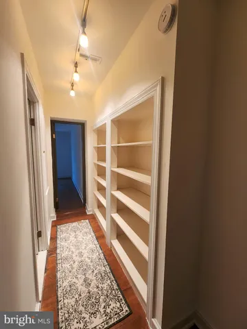 a view of closet area
