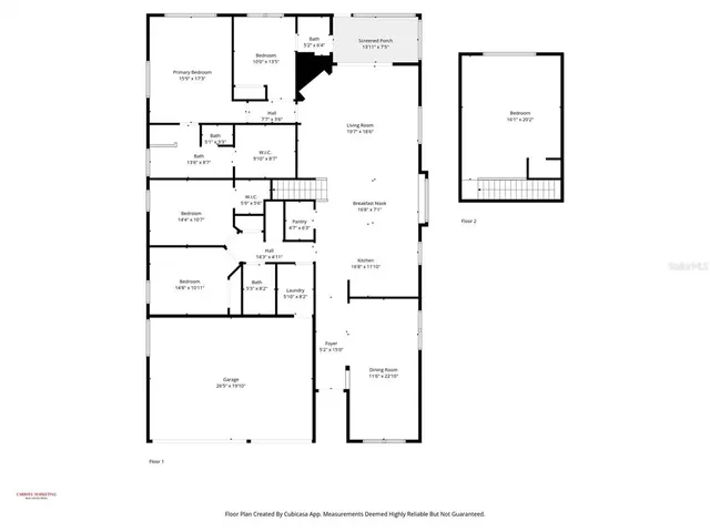 a aerial view of a swimming pool