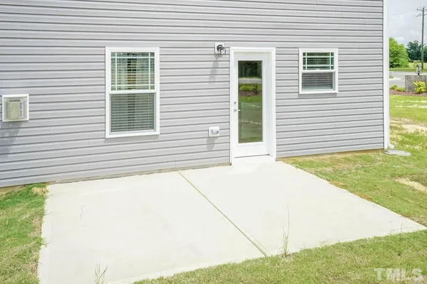 a backyard of a house