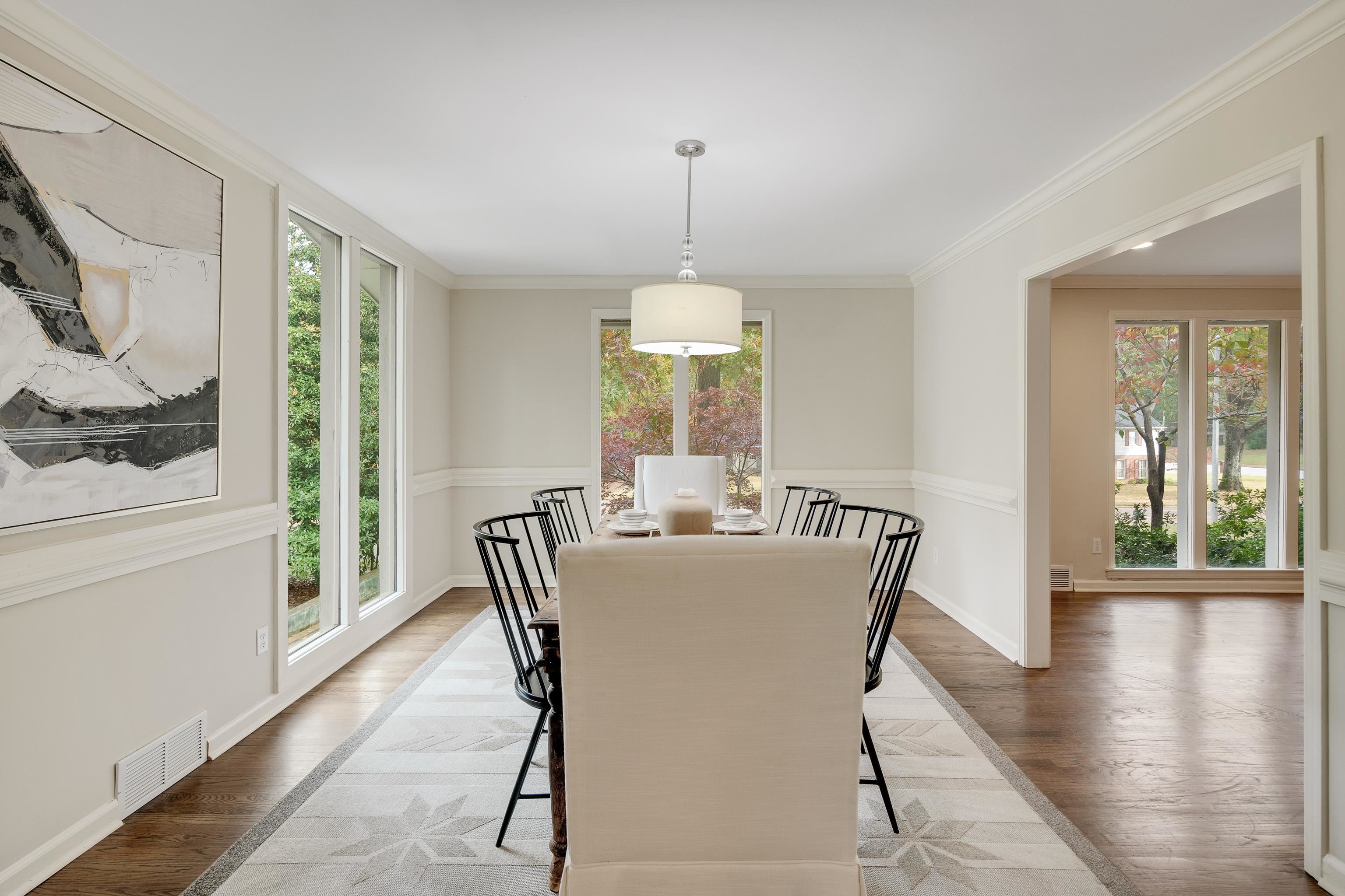 5585 Walnut Grove Road Memphis, TN 38120 - Photo 14 of 25 a dining room with furniture window wooden floor