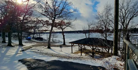 a view of outdoor space with seating