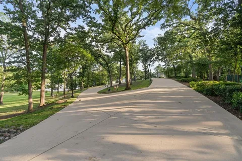 a view of city street with a trees