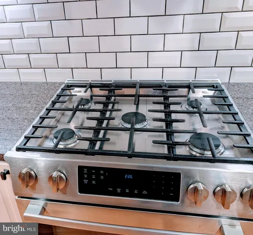 a close view of a stove