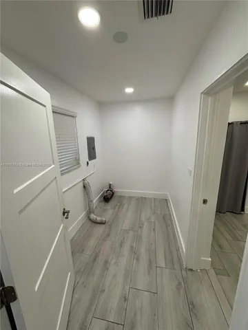 wooden floor in an empty room