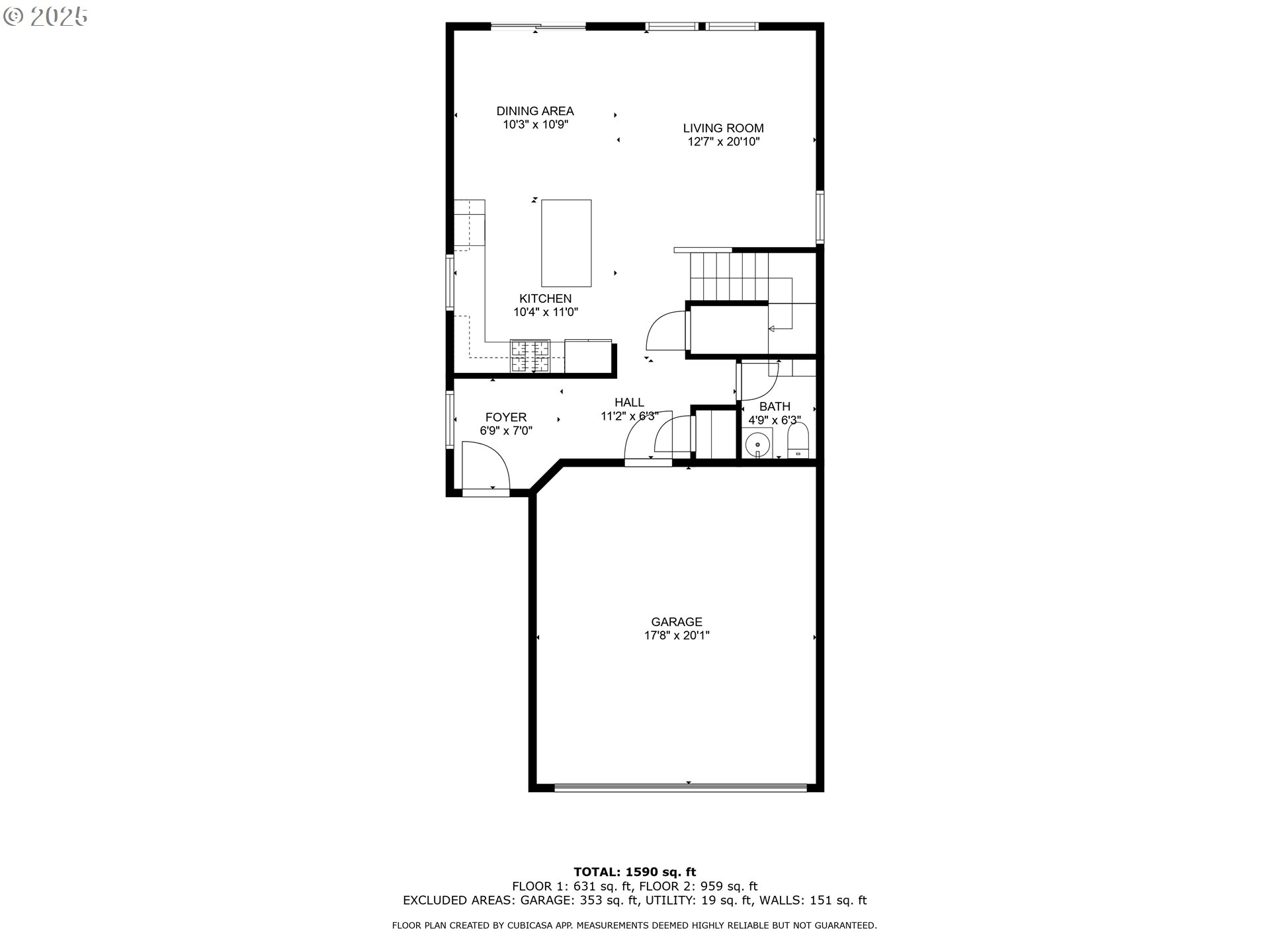 2987 V Street Springfield, OR 97477 - Photo 39 of 45 a picture of a floor plan