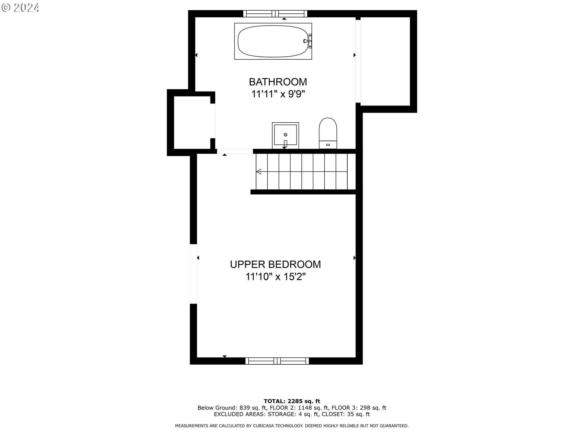 2919 Jefferson Street Eugene, OR 97405 - Photo 36 of 38 a picture of a bench in a white building