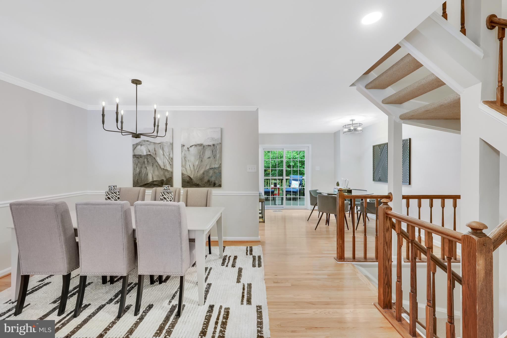 11964 Sentinel Point Court Reston, VA 20191 - Photo 15 of 68 The dining room leads into the kitchen and deck.