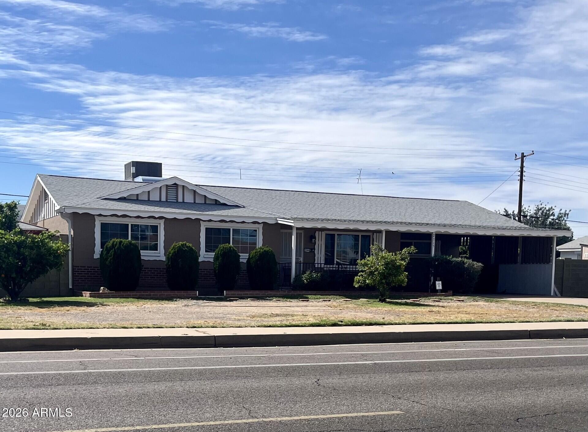 front view of a house