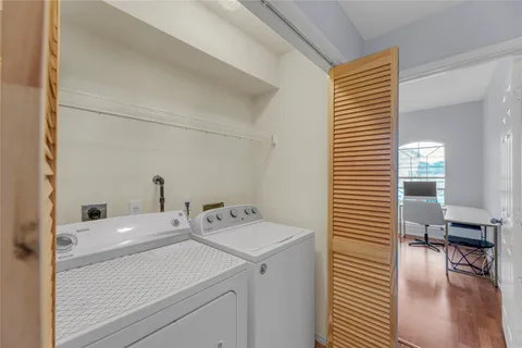 a room with storage and utility