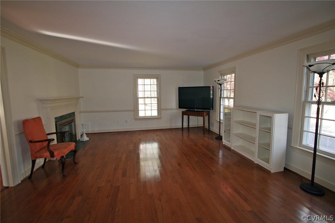 10829 Cherokee Road Midlothian, VA 23113 - Photo 21 of 24 living room Marble fireplace