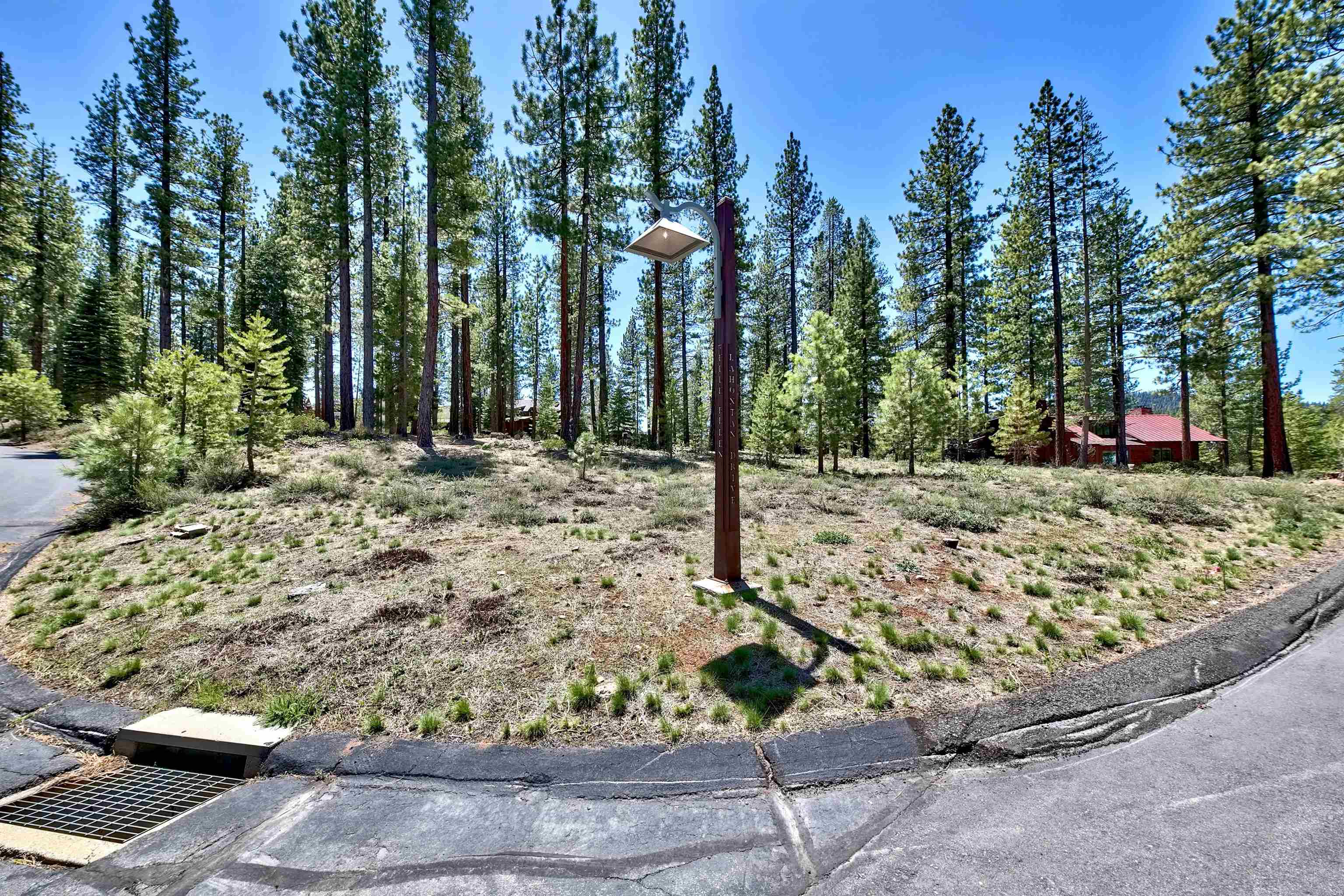 11302 Elle Ellen Truckee, CA 96161 - Photo 2 of 21 a view of a wooden house with a yard and trees