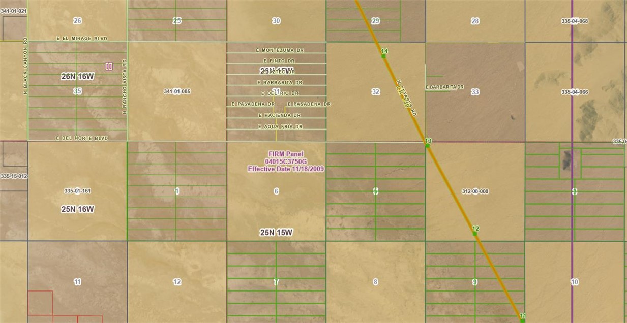 2-lots Pinto Road Kingman, AZ 86401 - Photo 3 of 3 Map / location featuring property parcel outlined