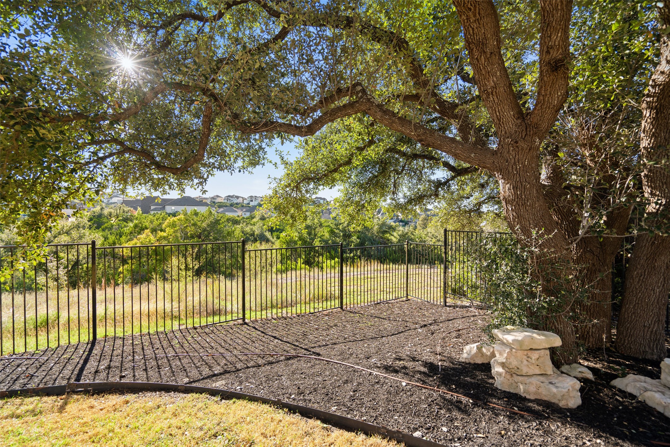 17805 Limestone Spring Lane Austin, TX 78738 - Photo 33 of 39 Yard backs to greenspace canyon