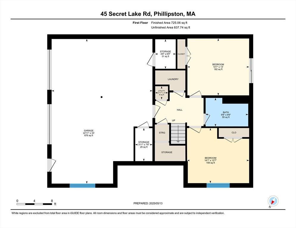 45 Secret Lake Road Phillipston, MA 01331 - Photo 41 of 42 a picture of floor plan