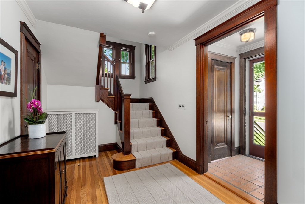 39 Ingraham Road Wellesley, MA 02482 - Photo 13 of 30 a view of entryway and hall with wooden floor