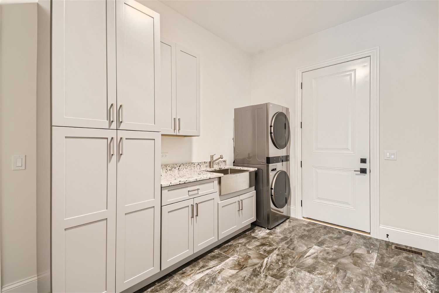 8 Alexandra Drive Mettawa, IL 60048 - Photo 25 of 30 a kitchen with white cabinets and white appliances