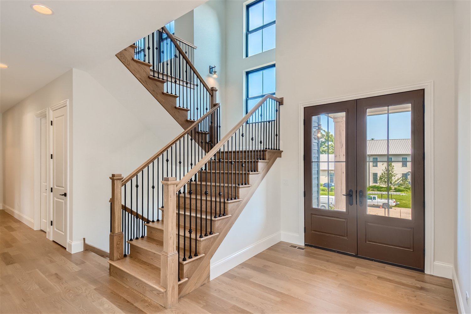 8 Alexandra Drive Mettawa, IL 60048 - Photo 5 of 30 a view of staircase with railing and white walls