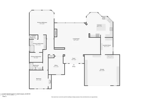 $599,999 | 5727 South Golden Barrel Court, Gold Canyon, AZ 85118