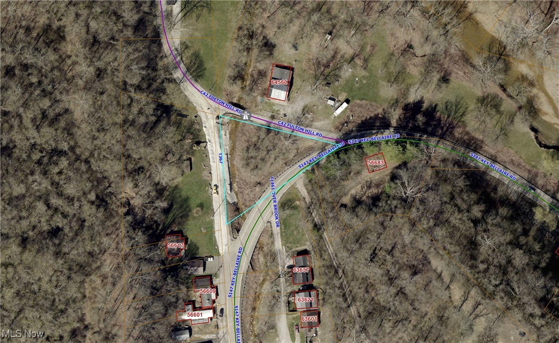 Fulton Hill Road Bellaire, OH 43906 - Photo 1 of 3 Map of property location featuring property parcel outlined