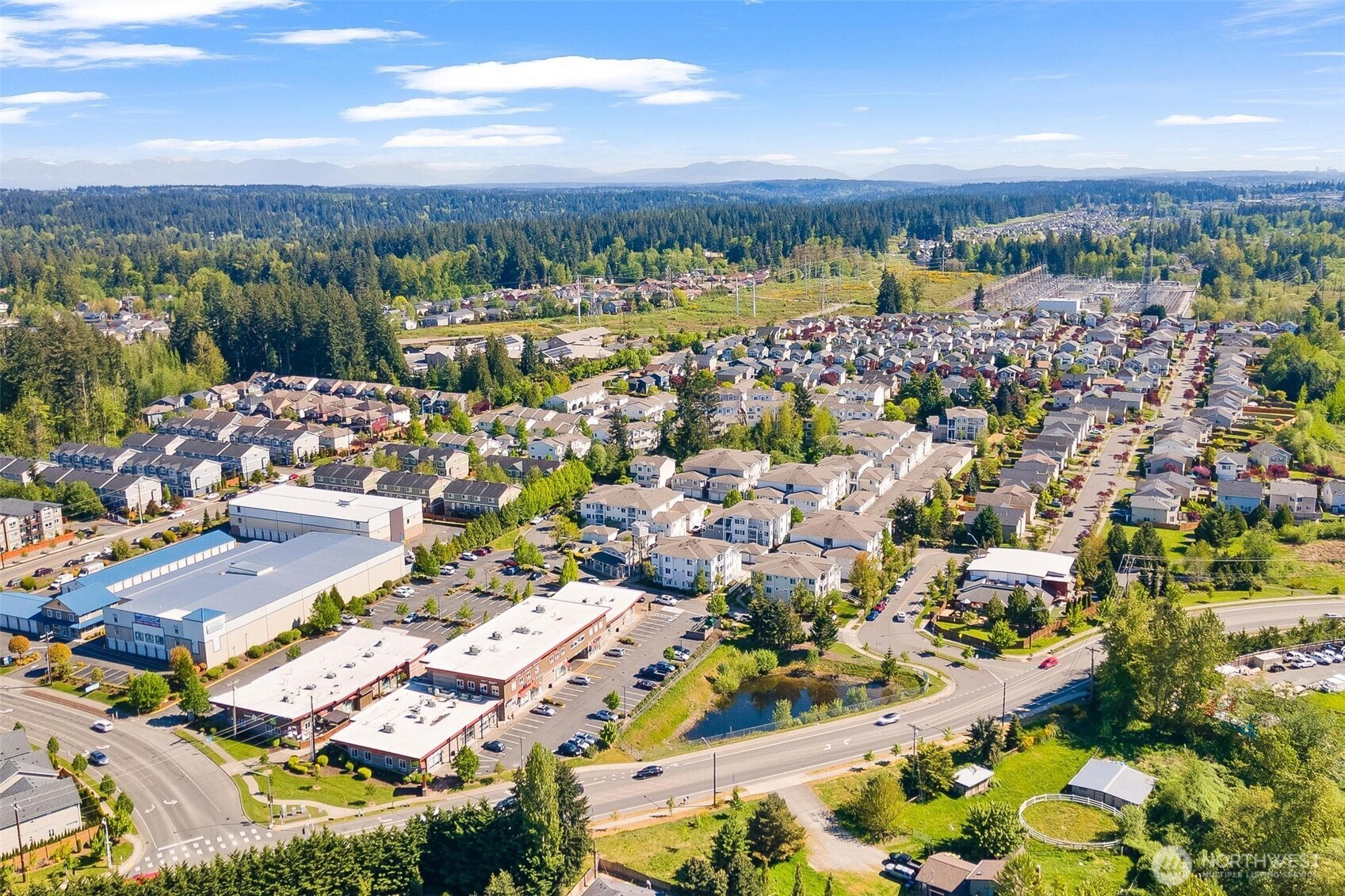 14915 38th Drive Southeast, Unit F3011 Bothell, WA 98012 - Photo 37 of 40 an aerial view of a city