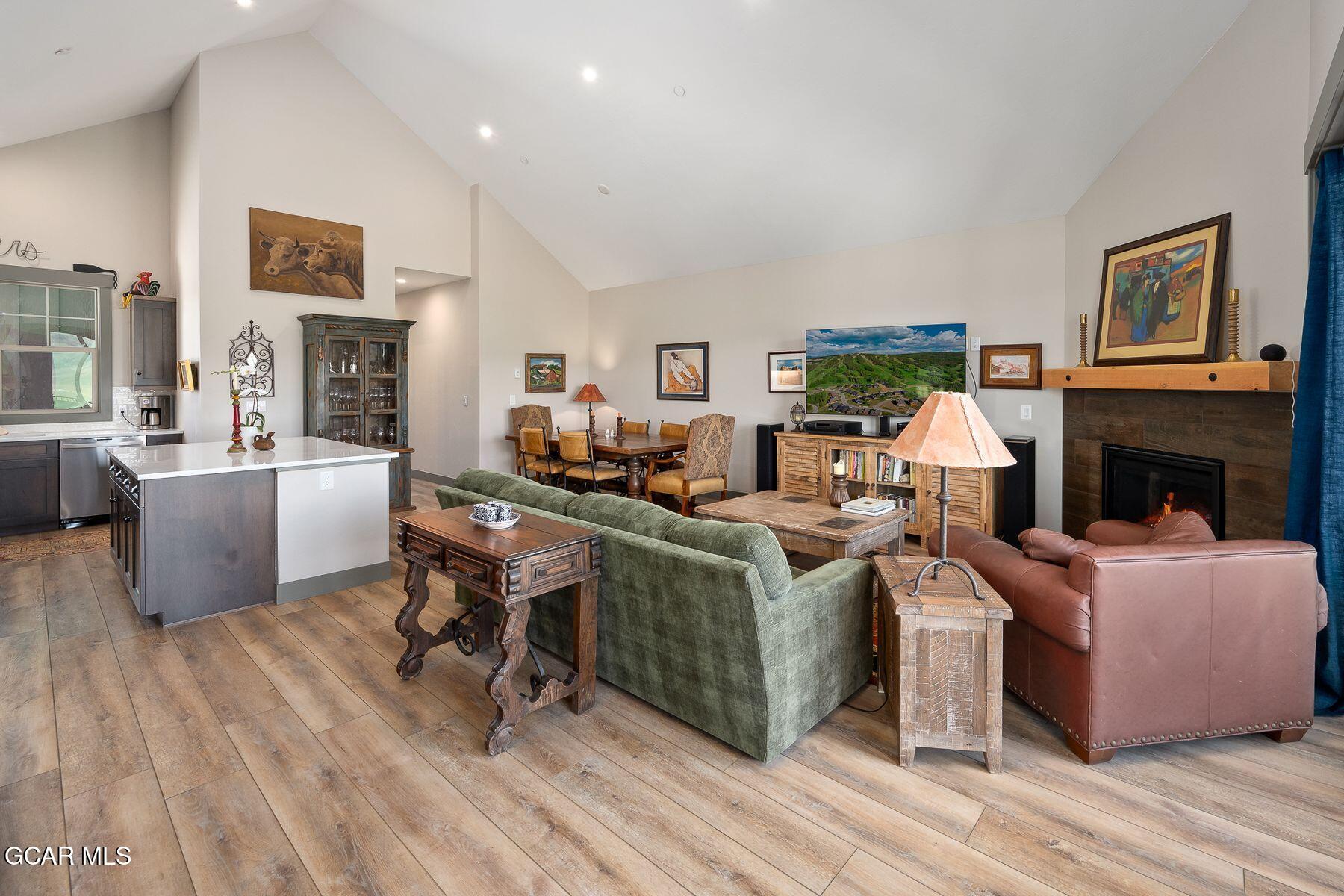 150 Eagle Ridge Drive Granby, CO 80446 - Photo 21 of 56 Living room and dining room