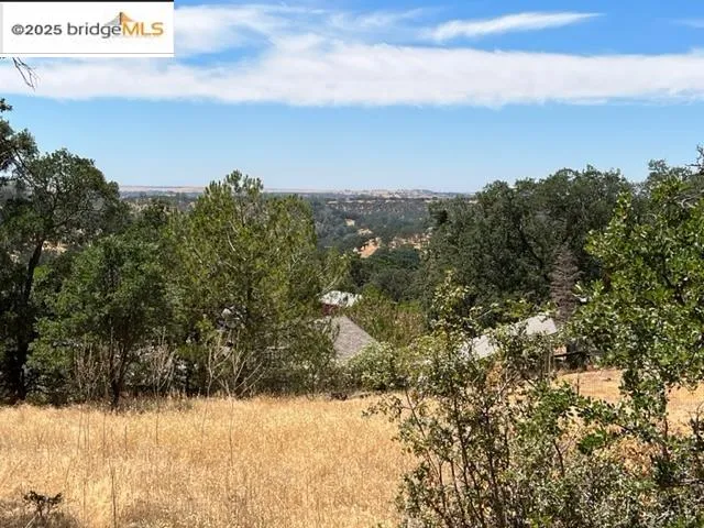 a view of a covered with snow in the background