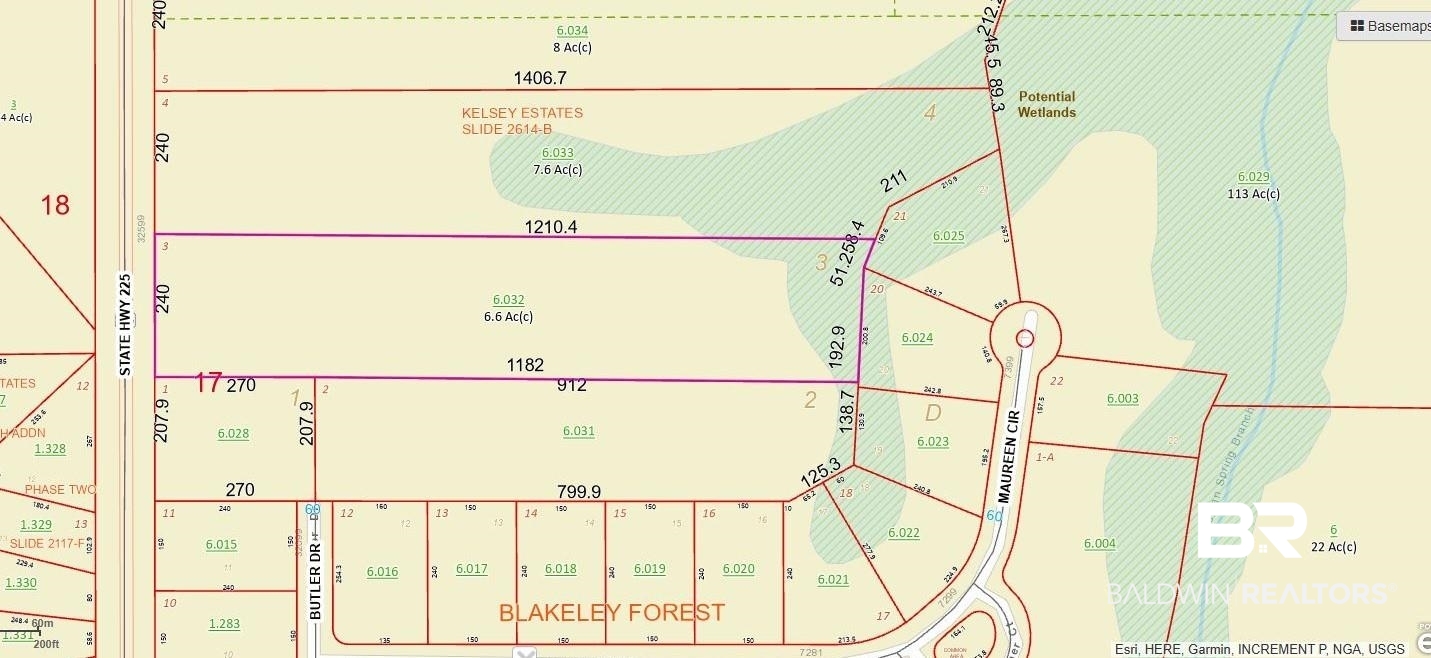 3 State Highway Daphne, AL 36527 - Photo 6 of 6 Map showing property parcels
