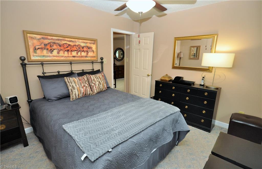 549 Adams Gate Road Winston-Salem, NC 27107 - Photo 19 of 30 3rd bedroom has neutral paint and carpet.