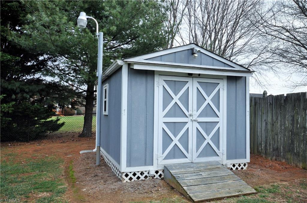 549 Adams Gate Road Winston-Salem, NC 27107 - Photo 30 of 30 Great wired storage building with ramp for additional storage needs.