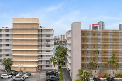 a view of a tall building