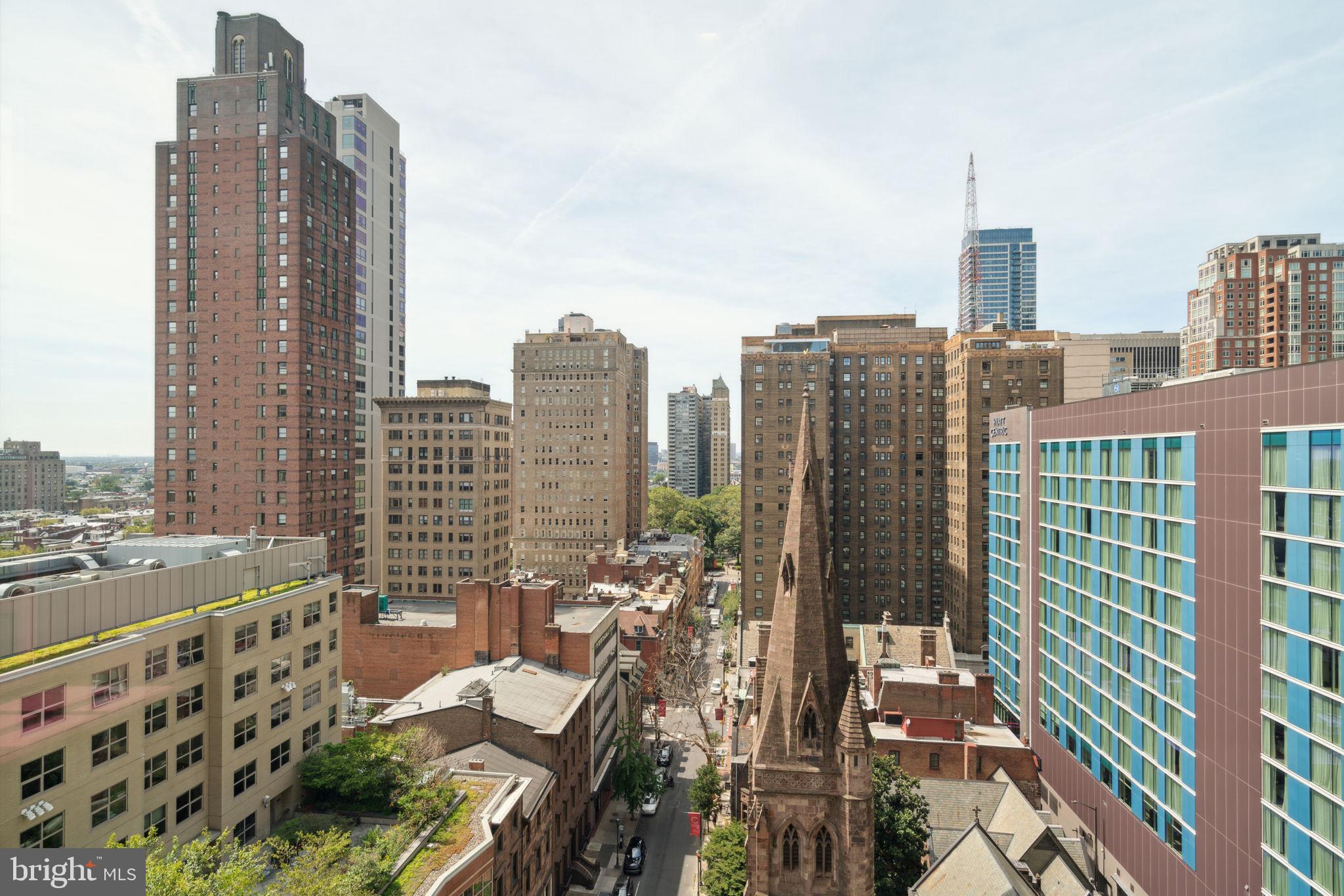 1601 Locust Street, Unit 1300 Philadelphia, PA 19102 - Photo 40 of 45 a view of city with tall buildings