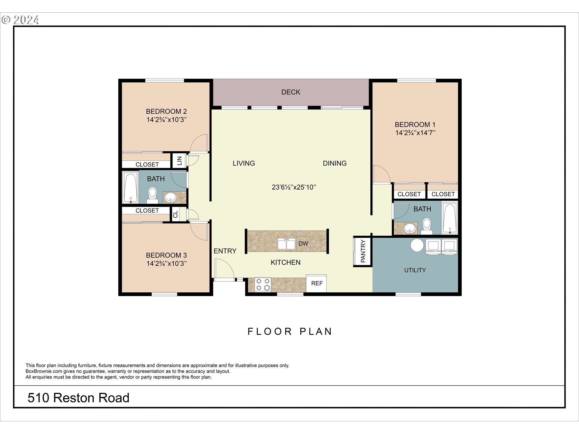 510 Reston Road Tenmile, OR 97481 - Photo 36 of 36 Floor Plan