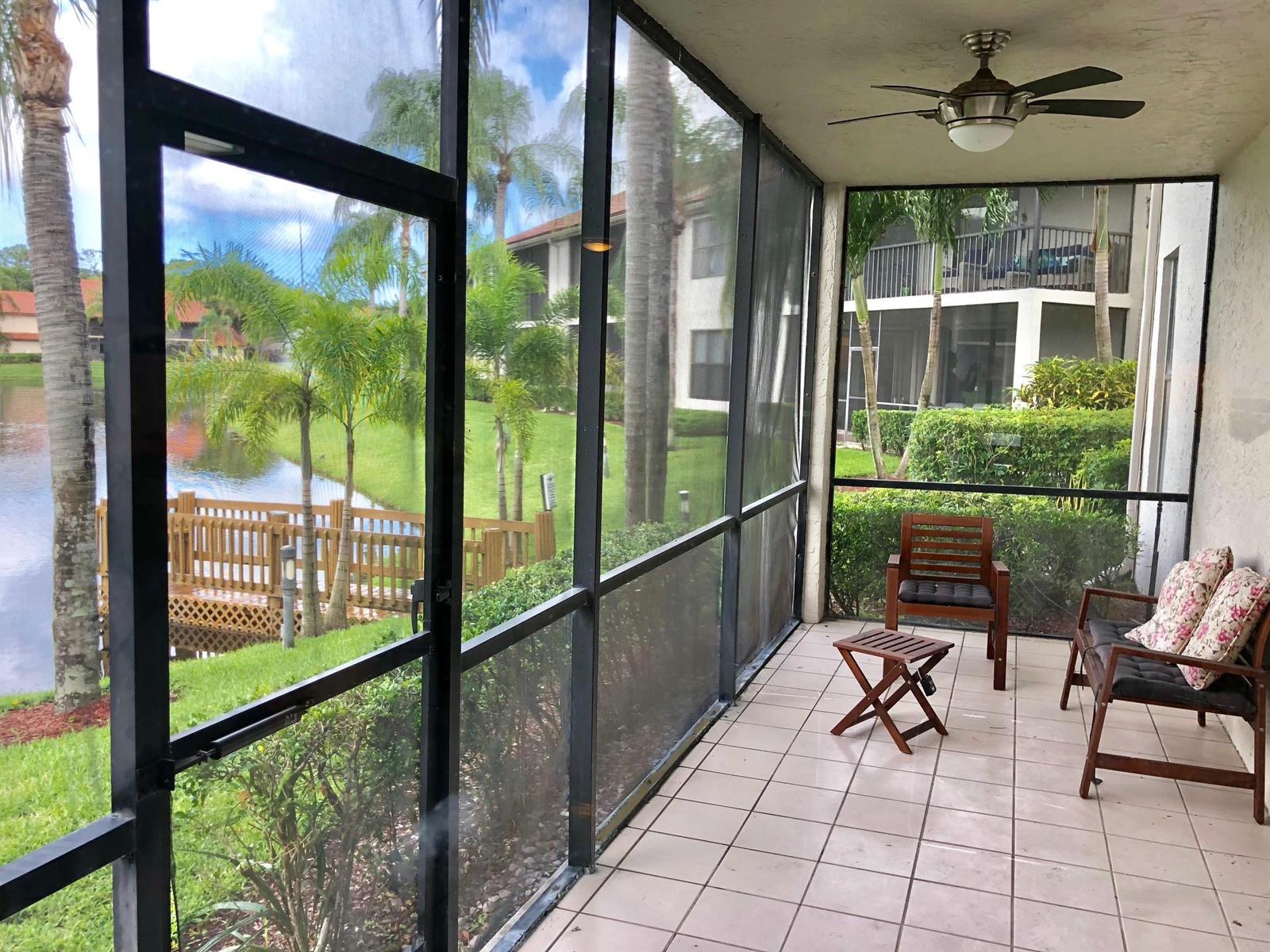 5801 Coach House Circle, Unit D Boca Raton, FL 33486 - Photo 28 of 34 Patio