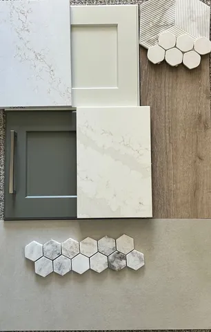 a view of a room with a fireplace