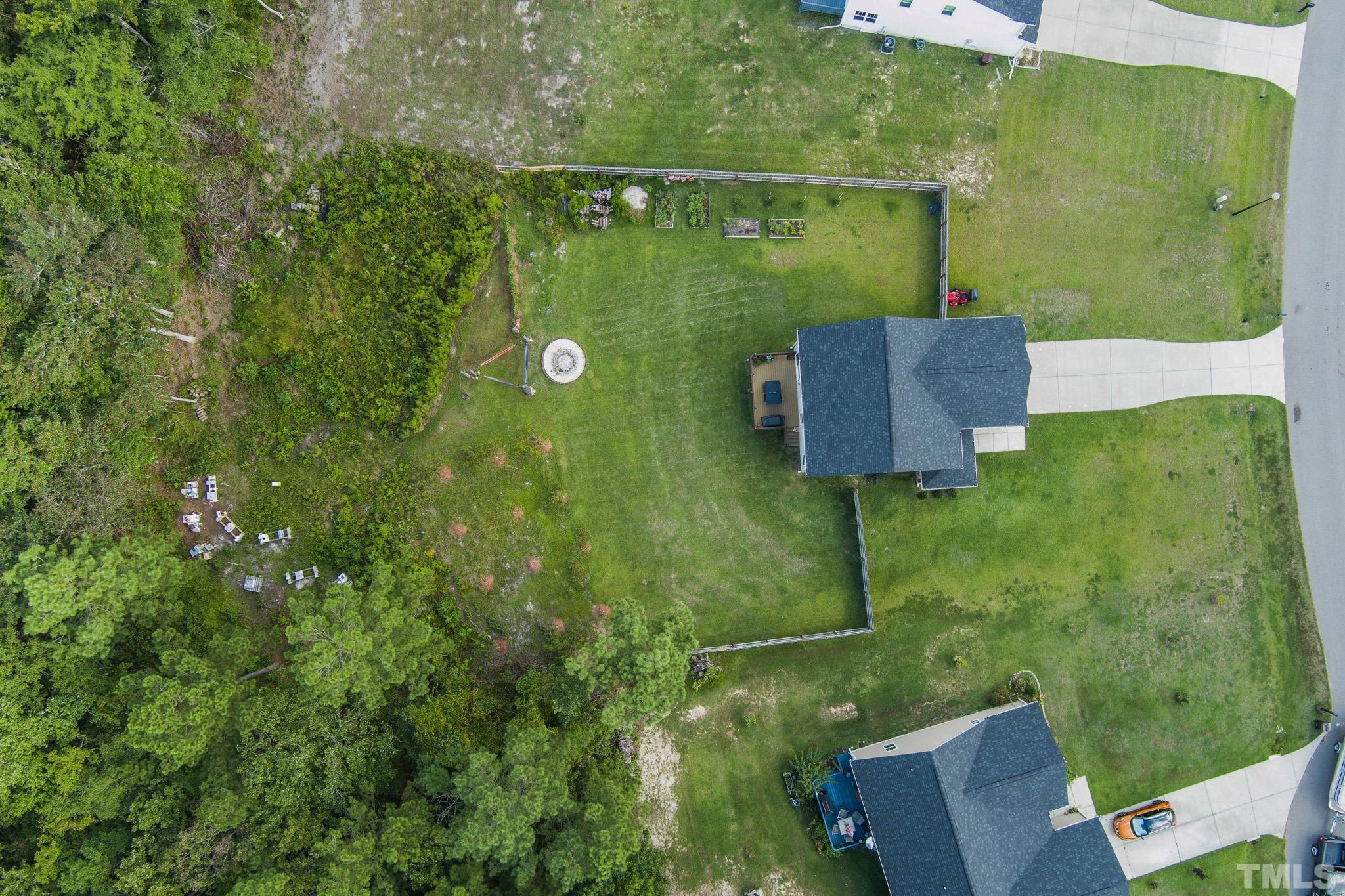 856 Juno Drive Broadway, NC 27505 - Photo 46 of 46 an aerial view of a house having yard
