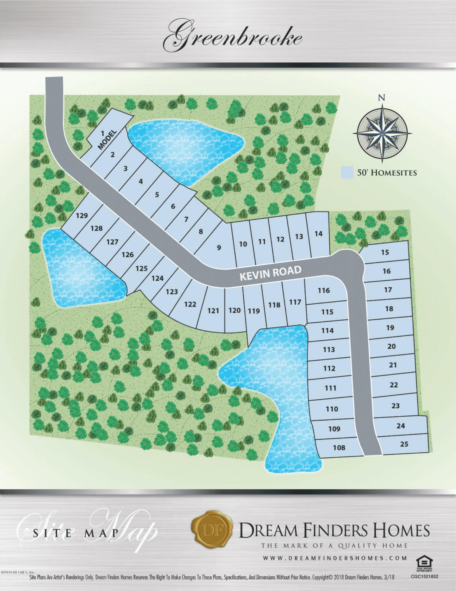 9927 Kevin Road Jacksonville, FL 32257 - Photo 15 of 20 Greenbrook-Sitemap