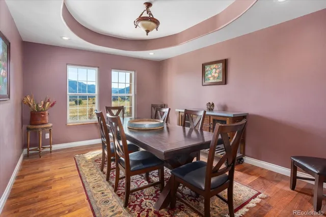 a bed room with a bed and a dresser