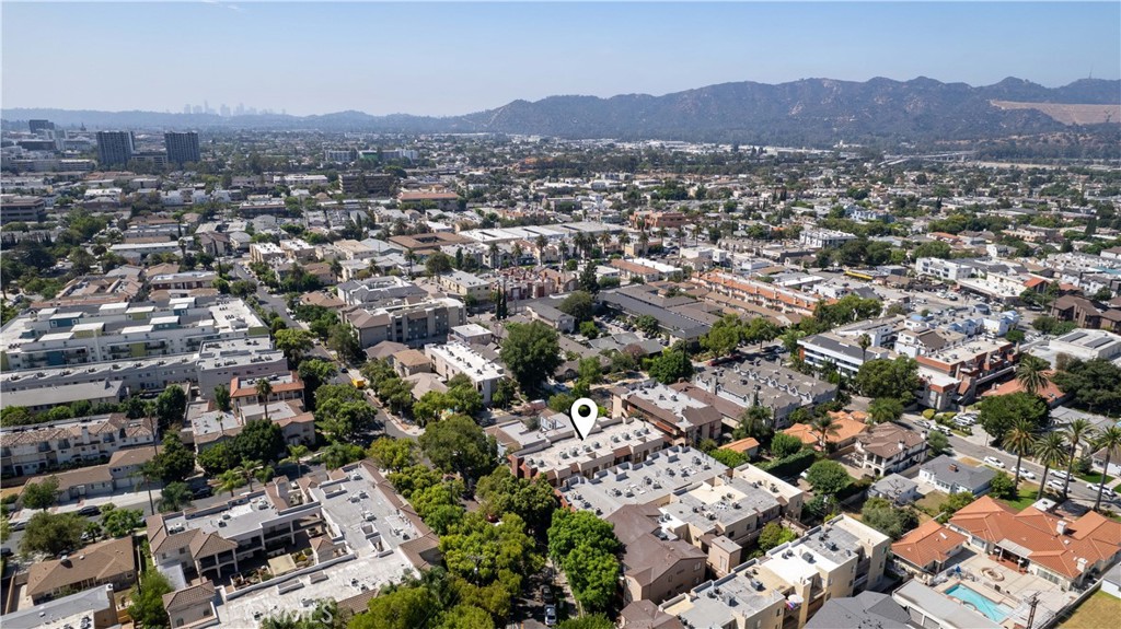 1207 North Columbus Avenue Glendale, CA 91202 - Photo 16 of 21 an aerial view of residential house with parking space