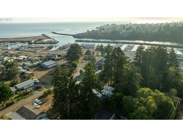 a view of city and mountain