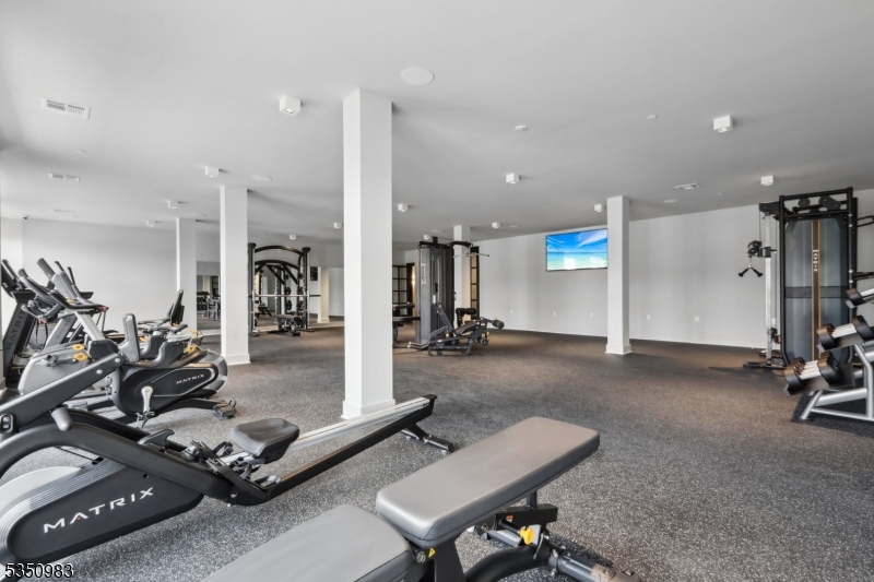 434 Springfield Avenue, Unit 119 Berkeley Heights, NJ 07922 - Photo 26 of 29 a room with gym equipment and a table