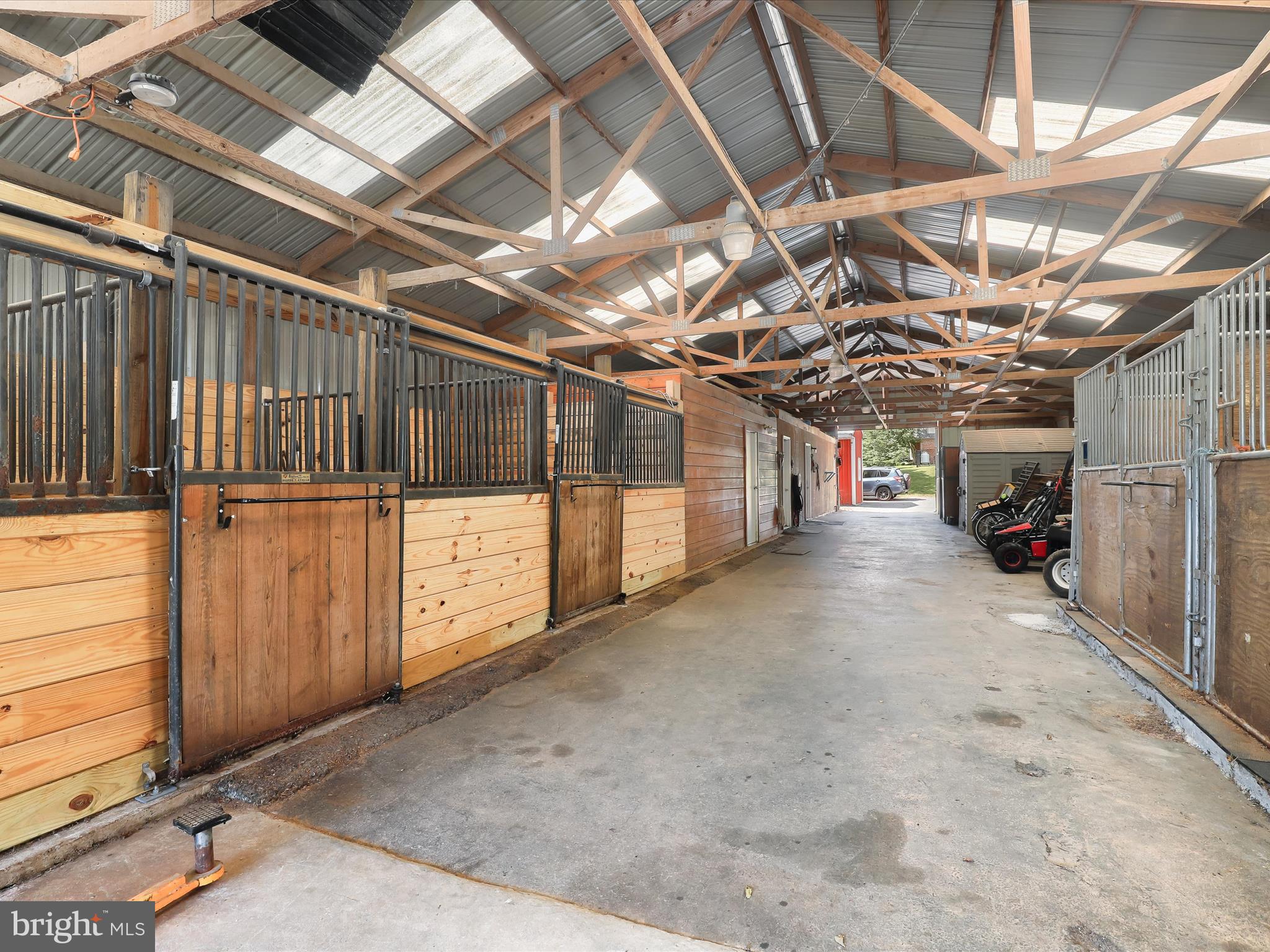 10901 Moxley Road Damascus, MD 20872 - Photo 89 of 146 9 Stall Barn Aisle