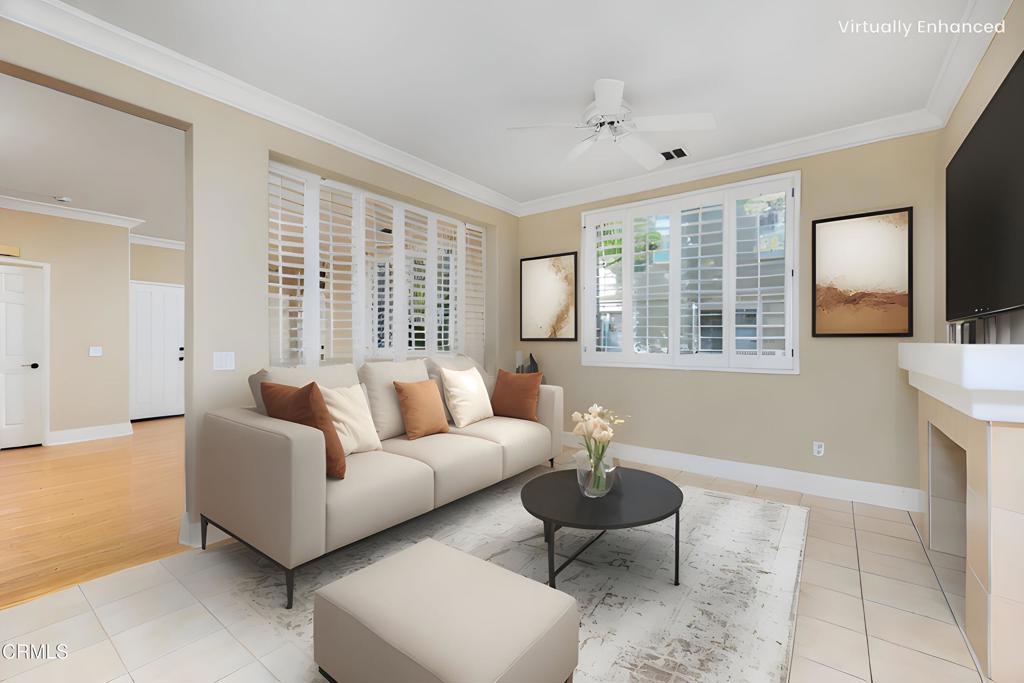 353 Via Cantilena Camarillo, CA 93012 - Photo 12 of 42 a living room with furniture and floor to ceiling windows