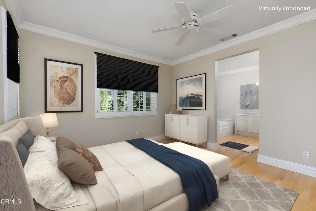 353 Via Cantilena Camarillo, CA 93012 - Photo 27 of 42 a bedroom with a large bed and a window